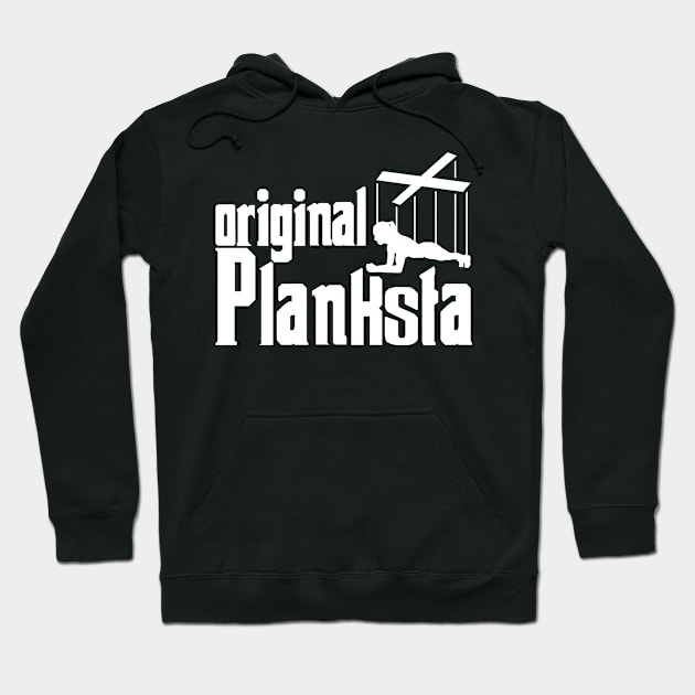 Pilates, Funny Plank Hoodie by maxdax